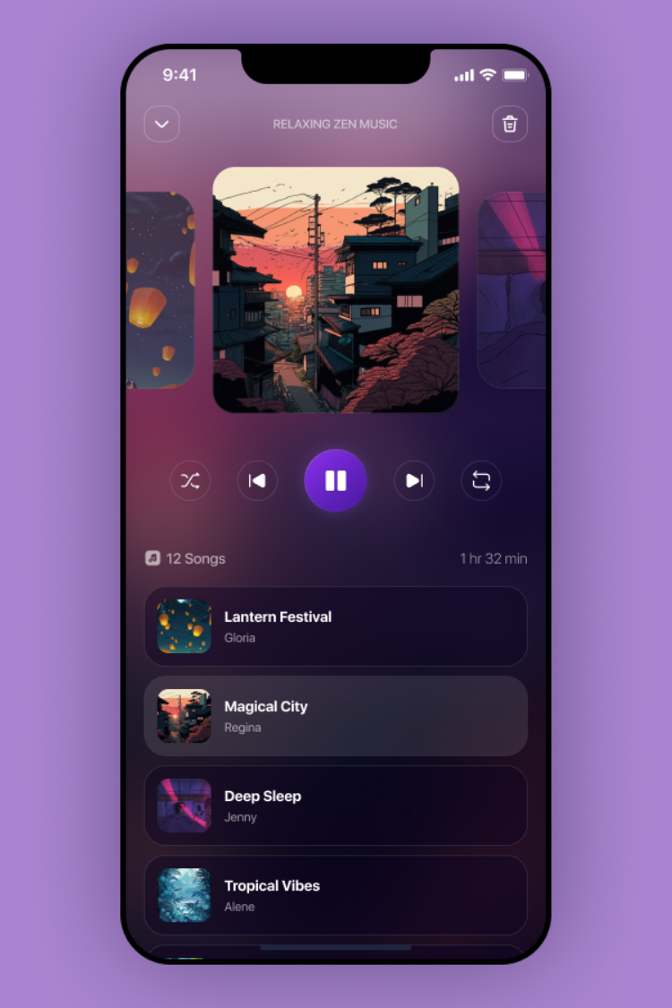 Favorites list